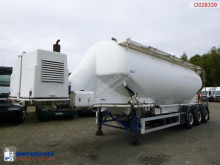 Félpótkocsi Feldbinder Powder tank alu 40 m3 + engine/compressor használt tartálykocsi