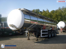 Semiremorca LAG Chemical tank inox 37.5 m3 / 1 comp + pump cisternă produse chimice second-hand