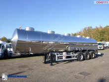 Semi remorque Magyar Chemical tank inox 32 m3 / 1 comp citerne produits chimiques occasion