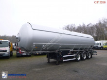 LAG Gas tank steel 48 m3 + pump semi-trailer used gas tanker