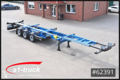 Semi remorque châssis Kögel S 24 Multiport 45, Slider, Front + Heckauszug,