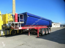 Langendorf tipper semi-trailer 25 cbm Stahlmulde halbrund, 1.Lift,6.760 Kg leer