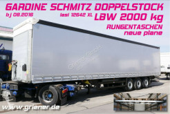 Semirremolque Schmitz Cargobull SCS SCS 24/ GARDINE / LBW / DOPPELSTOCK/LASI/RUNGEN lonas deslizantes (PLFD) usado
