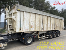 Semi remorque benne Benalu 48m³ - GRAND VOLUME ALU - 3-ESS - SUSP. LAMES / STEEL SPRING / BLATT / BALLIESTAS