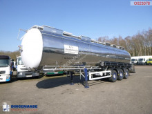 Semiremorca Feldbinder Food tank inox 39 m3 / 3 comp cisternă transport alimente second-hand