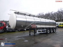 Semiremorca LAG Chemical tank inox 37.5 m3 / 1 comp cisternă produse chimice second-hand