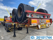 Semi remorque porte containers Fruehauf Skelet 20 ft