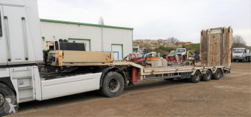 Semiremorca transport utilaje Trax DOUBLES RAMPES ARRIERES DERNIER ESSIEU SUIVEUR
