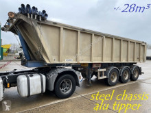 Návěs Kaiser 28m³ - BPW - ALU TIPPER / STEEL CHASSIS - BENNE ALU / CHASSIS ACIER - ALU KIPPER / STAAL CHASSIS - BE PAPERS - DRUM BRAK korba nový