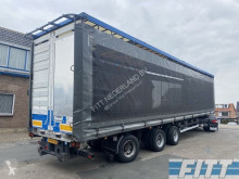 Návěs Burg BPDO 12 28 LST - 3ass, 2x stuuras, schuifzeilen, pluimvee posuvné závěsy použitý
