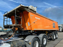 Semi remorque benne Reisch RHKS-32/18 AL Stahl / Alu Mulde 26m³
