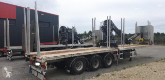 Semirremolque Pacton FORESTIER AVEC GRUE KESLA 2109 maderero usado