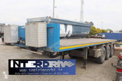 Semirremolque caja abierta teleros Lecitrailer semirimorchio pianale 3 assi 9.0 m usato
