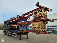 Semi remorque Container chassis 40ft. Multi / uitschuifbaar (achter) porte containers occasion