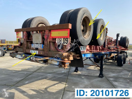 Sættevogn containervogn Fruehauf Skelet 20ft