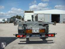 Semi remorque Asca PORTE CONTAINER CHARIOT ELECTRIQUE ADR 3 ESIEUX ROR RELEVABLE SUSPENIONS AIR FREINS TAMBOUR 1994 porte containers occasion
