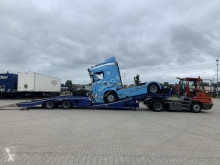 Yarı römork TRUCK (2X) + MACHINE TRANSPORTER, TOPZUSTAND! otomobil taşıyıcı ikinci el araç