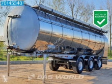 Burg tanker semi-trailer 37.000 Ltr Pump / Screw / Weighing / Steeraxle