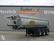 Semi remorque benne Meiller KISA 3, 24 m³ Stahl, Luft/Lift, Podest, Plane