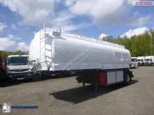 LAG Fuel tank alu 21 m3 / 4 comp + dual counter semi-trailer used tanker