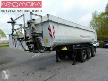 Semi remorque benne Schmitz Cargobull SKI 24, Stahl-Rundmulde, Liftachse, Scheibe, DE
