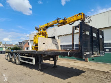 Semirremolque Kel-Berg Platform met Kraan 8.5 Ton (1x uitschuifbaar) caja abierta usado