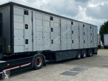 Semi remorque bétaillère Menke 3 Stock Lüfter Lenk Lift Vollalu
