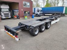 Semi remorque Krone SDC - 3 BPW assen - Trommelremmen - Roestvrij - banden 70% (O586) porte containers occasion