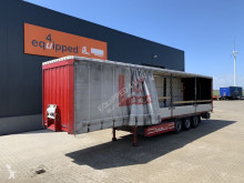 Semitrailer skjutbara ridåer (flexibla skjutbara sidoväggar) Krone Bordwandsider, BPW, Discbrakes, Liftaxle, Palletbox, 2.80m int. height, NL-trailer