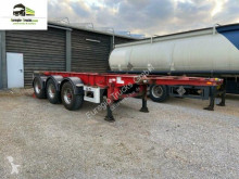 Semitrailer Van Hool 3-achs Containerchassis ADR 20 ft chassi begagnad
