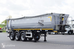 Mega WYWROTKA / RYNNA / STALOWA / 26 M 3 / OŚ PODNOSZONA / MAŁO UŻYWA semi-trailer used tipper