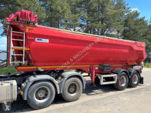 Semi remorque benne MOL ELLIPS - 2-AS - 27m³ HARDOX KIPPER - SAF - HYDR ACHTERKLEP - BACHE - STAAL CHASSIS / STALEN KUIP - SCHIJFREMMEN - BANDEN 75% -