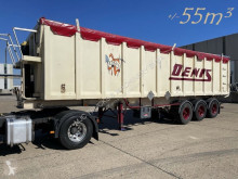 Semi reboque basculante Stas 55m³ ALU VOLUME KIPPER - BPW - ALU CHASSIS / ALU KIPPER - TROMMELBREMSEN / DRUM BRAKES / FREINS TAMBOURS - BACHE / PLANE