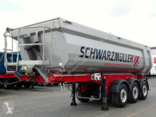 Semi reboque Schwarzmüller TIPPER 28 M3 / WHOLE STEEL /LIFTED AXLE/LIKE NEW basculante usado