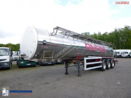 Semi remorque citerne produits chimiques Chemical tank inox 30 m3 / 1 comp
