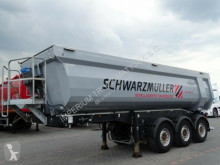Semitrailer Schwarzmüller TIPPER 28 M3 / WHOLE STEEL /LIFTED AXLE/LIKE NEW flak begagnad