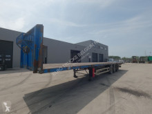 Semi remorque Samro SR334DAR (ROR-axles / DRUM BRAKES / FREINS TAMBOUR / PARFAIT ETAT) plateau occasion