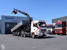 Semi remorque GSH Kipper trailer + Hiab 244 EP-3 Duo benne occasion