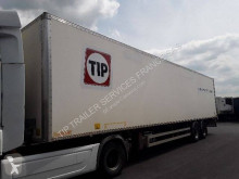 نصف مقطورة Fruehauf FOURGON 2 ESSIEUX PORTE RELEVABLE عربة مقفلة متعدد الحجرات مستعمل