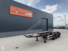 Semitrailer containertransport Burg 20FT ADR-Chassis, Leergewicht: 3.690kg, SAF INTRADISC, 2x Liftachse