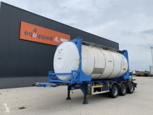 Semiremorca LAG 20FT/30FT, ADR-CHASSIS + 20FT SB Tankcontainer 31.000L / 1-comp. cisternă produse chimice second-hand
