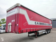 Fliegl tautliner semi-trailer SDS390 - 3Assige Schuifzeilen - Joloda vloer Incl Tracks - Rongpotten - Aluplanken - TUV XL (O657)