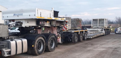 Nicolas Non spécifié semi-trailer used heavy equipment transport