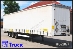 Krone tarp semi-trailer SD Mega, VDI 2700, Bordwand, Steckrungen