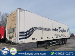 Schmitz Cargobull MAKE IS SCHWERINER full side door semi-trailer used mono temperature refrigerated