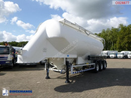 Feldbinder Powder tank alu 45 m3 semi-trailer used tanker