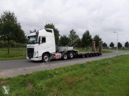 Goldhofer heavy equipment transport semi-trailer STZ-L6-58/80A Extendable Semi Low Loader