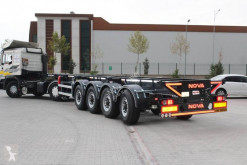 Návěs nosič kontejnerů Nova 4 AXLE CONTAINER TRAILER LAST AXLE SELF STEERING
