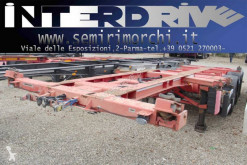 Semitrailer OMT semirimorchio portacontainer allungabile usato omt containertransport begagnad