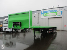 Flatbed semi-trailer Full steel - drum brakes - container transport